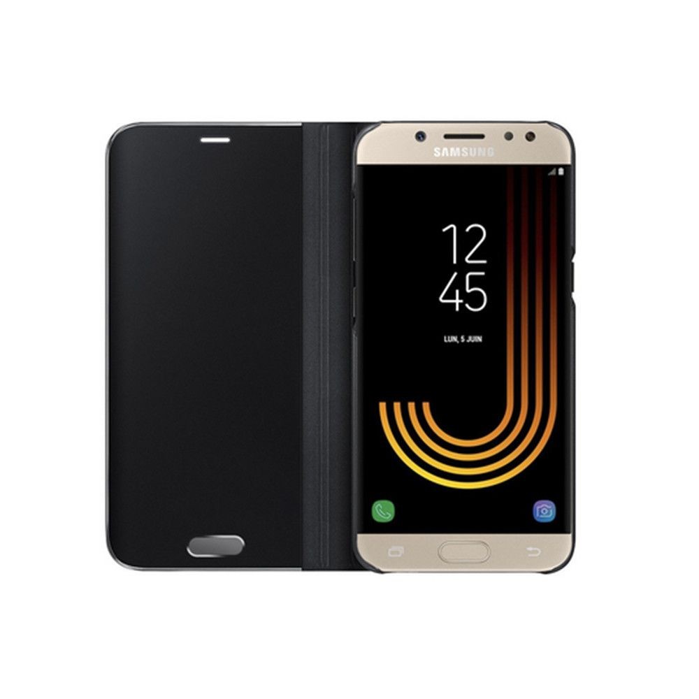 Husa Samsung Galaxy J3 2017 Flip Cover Oglinda Negru - Image 3