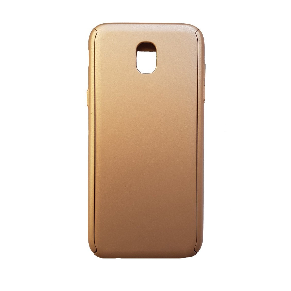 Husa Samsung Galaxy J3 2017 Full Cover 360 Auriu + Folie de protectie - Image 3