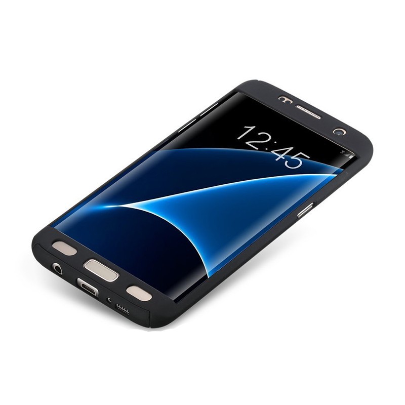 Husa Samsung Galaxy J5 2017 Full Cover 360 Negru + Folie de protectie - Image 6