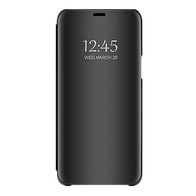 Husa Samsung Galaxy J6 Plus 2018 Flippy® Flip Cover Oglinda Negru