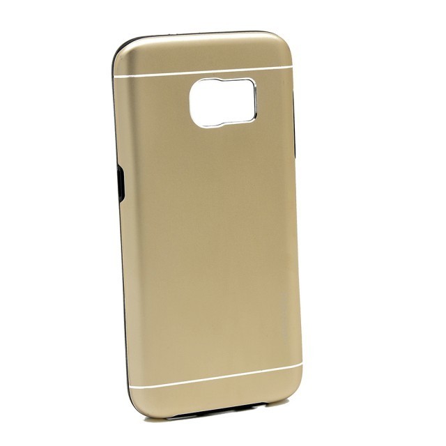 Husa Samsung Galaxy S6 Edge Motomo V2 Auriu - Image 3