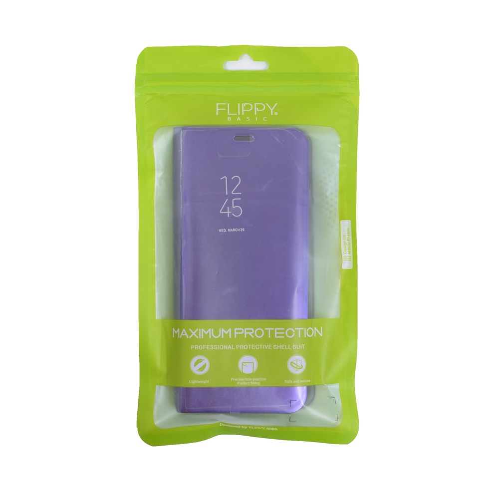 Husa Samsung Galaxy S7 Flip Cover Oglinda Negru - Image 4