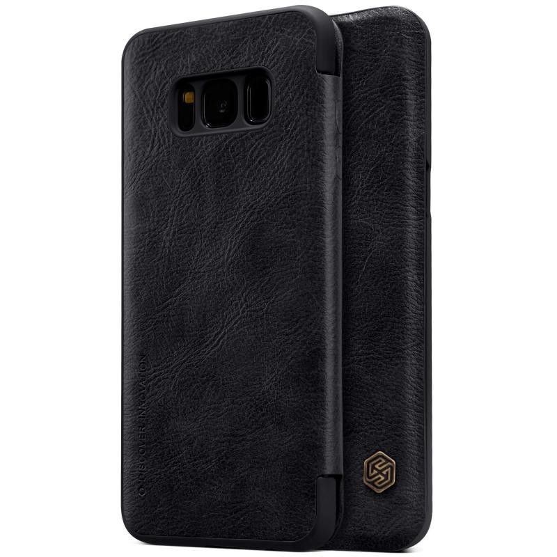 Husa Samsung Galaxy S8 Plus Nillkin Qin tip carte Negru - Image 3