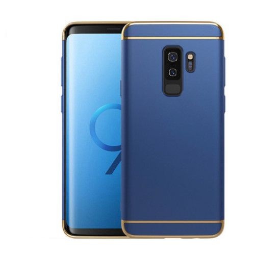 Husa Samsung Galaxy S9 Luxury Plating 3 in 1 Albastru - Image 2