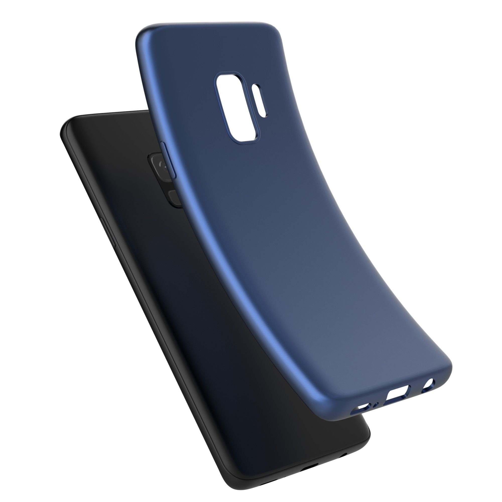 Husa Samsung Galaxy S9 Plus Luxury Case Albastru - Image 3