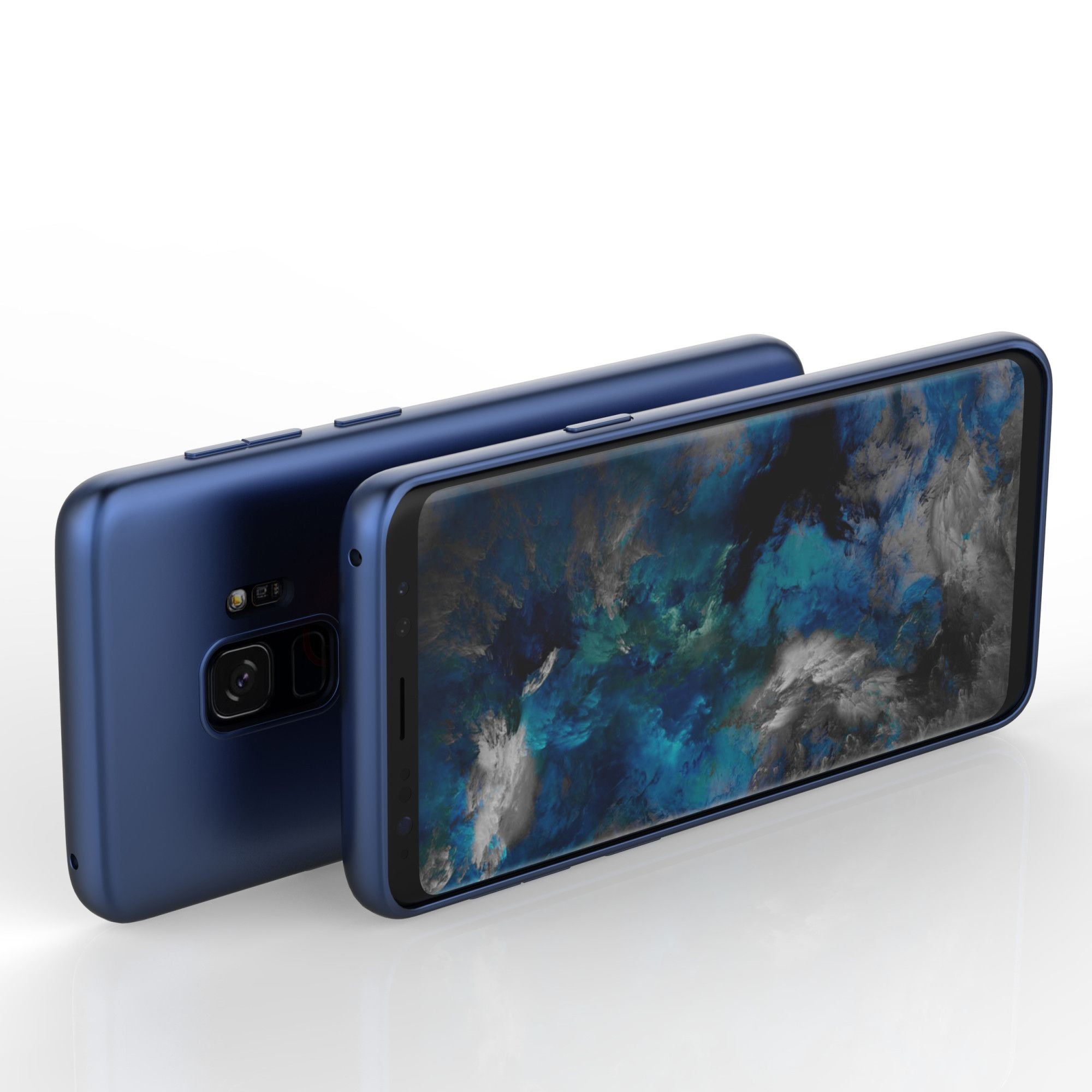 Husa Samsung Galaxy S9 Plus Luxury Case Albastru - Image 4