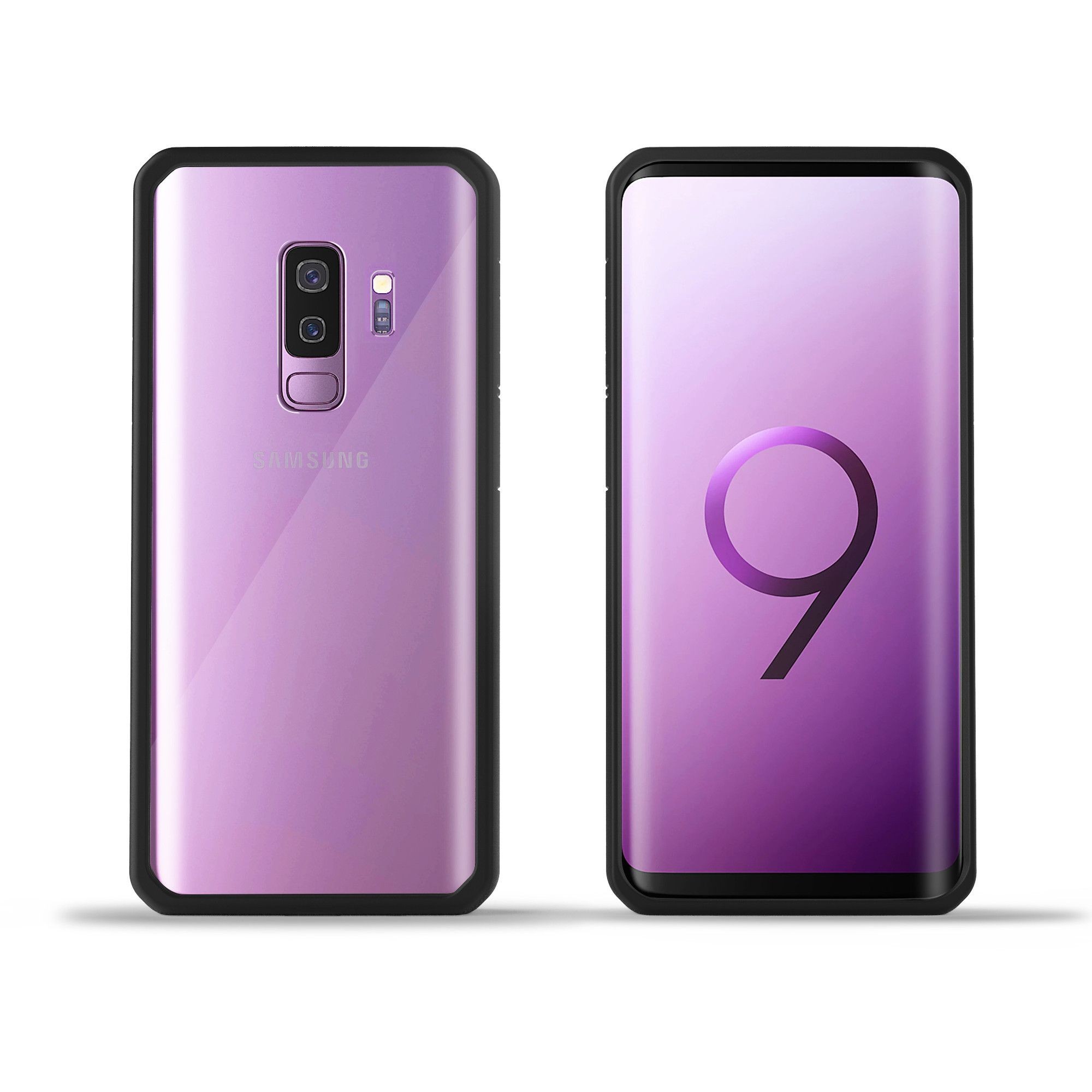 Husa Samsung Galaxy S9 Plus shockproof acrylic Negru - Image 7