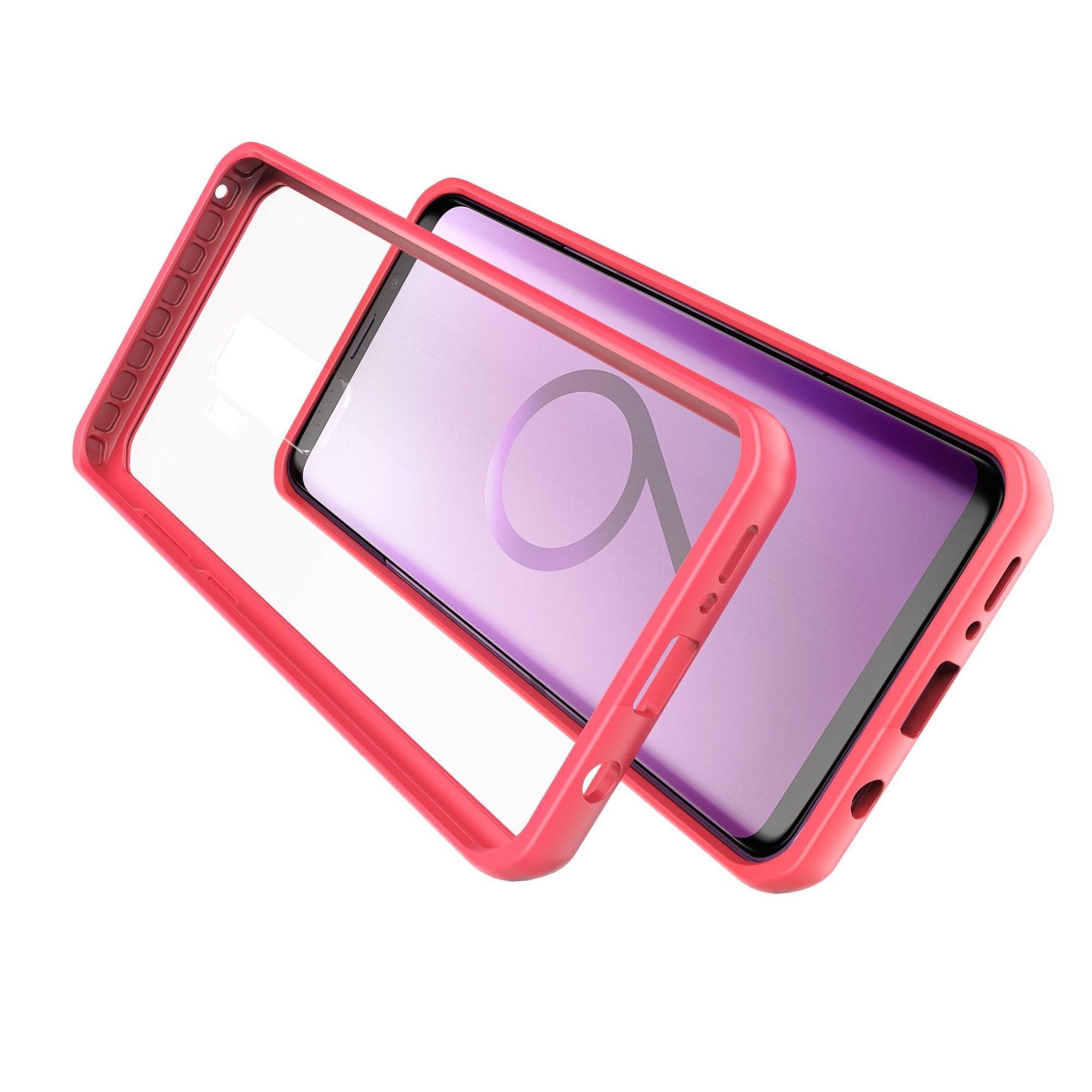 Husa Samsung Galaxy S9 shockproof acrylic Roz - Image 6