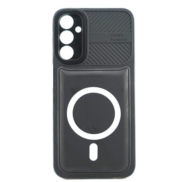 Husa Urban Armor pentru Samsung Galaxy A24 4G, Flippy, Suport Auto Magnetic, Protectie Antisoc, Negru