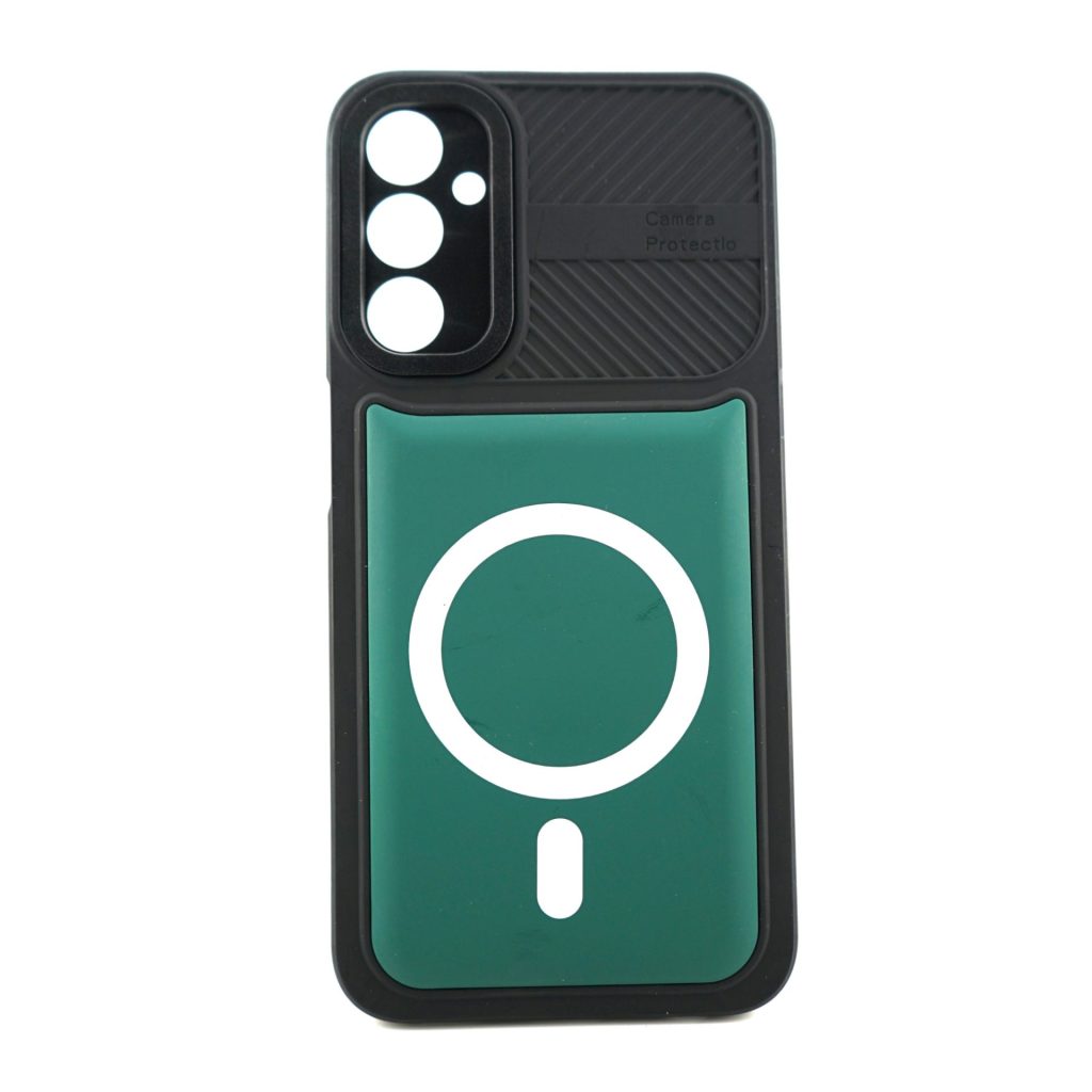 Husa Urban Armor pentru Samsung Galaxy A24 4G, Flippy, Suport Auto Magnetic, Protectie Antisoc, Verde Inchis