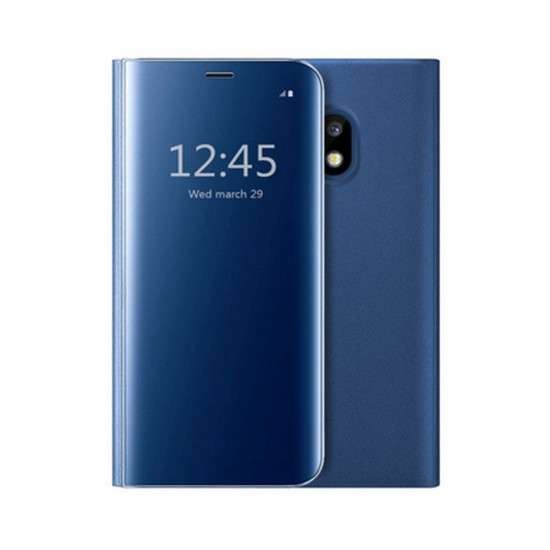Husa Xiaomi Redmi 7A Flip Cover Oglinda Albastru - Image 7