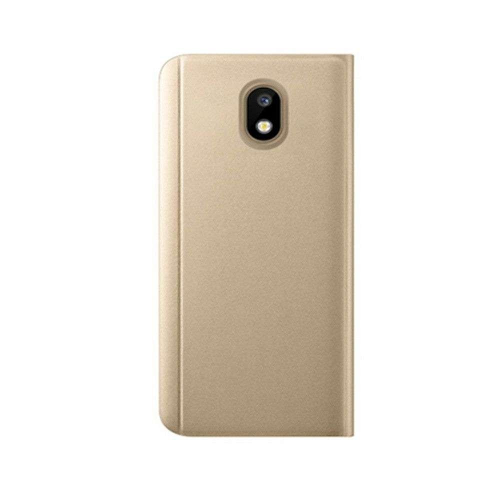 Husa de Protectie Tip Carte, Flippy, pentru Xiaomi Redmi 9, Flip Cover Oglinda, din Piele Ecologica si PC, Aurie - Image 4