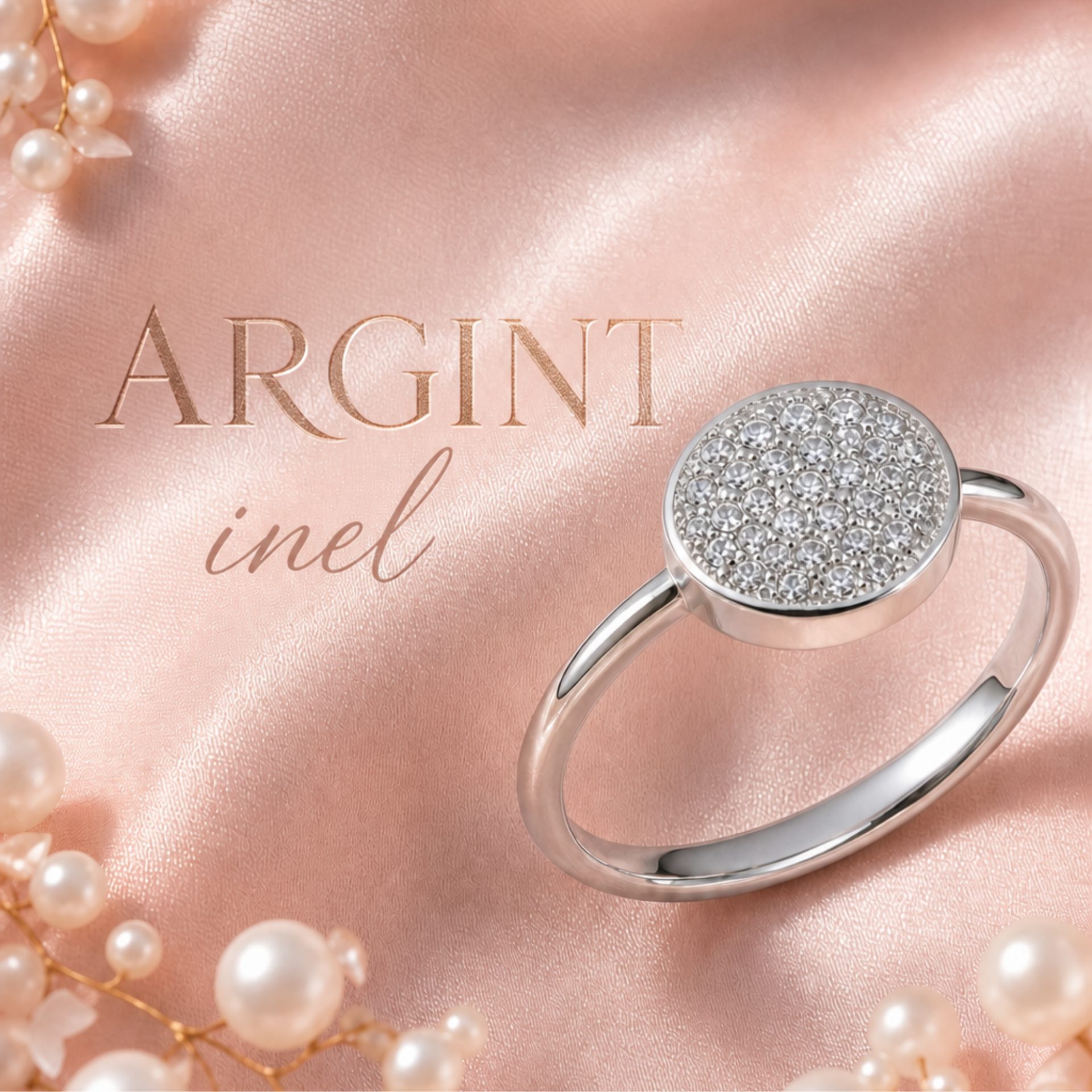 Inel Argint 925 cu Zirconii, Marime 49 - Image 5