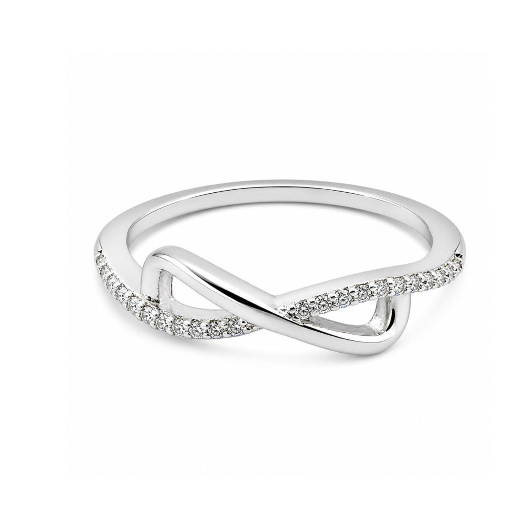 Inel Argint 925, Infinit Mare cu Zirconiu M 54