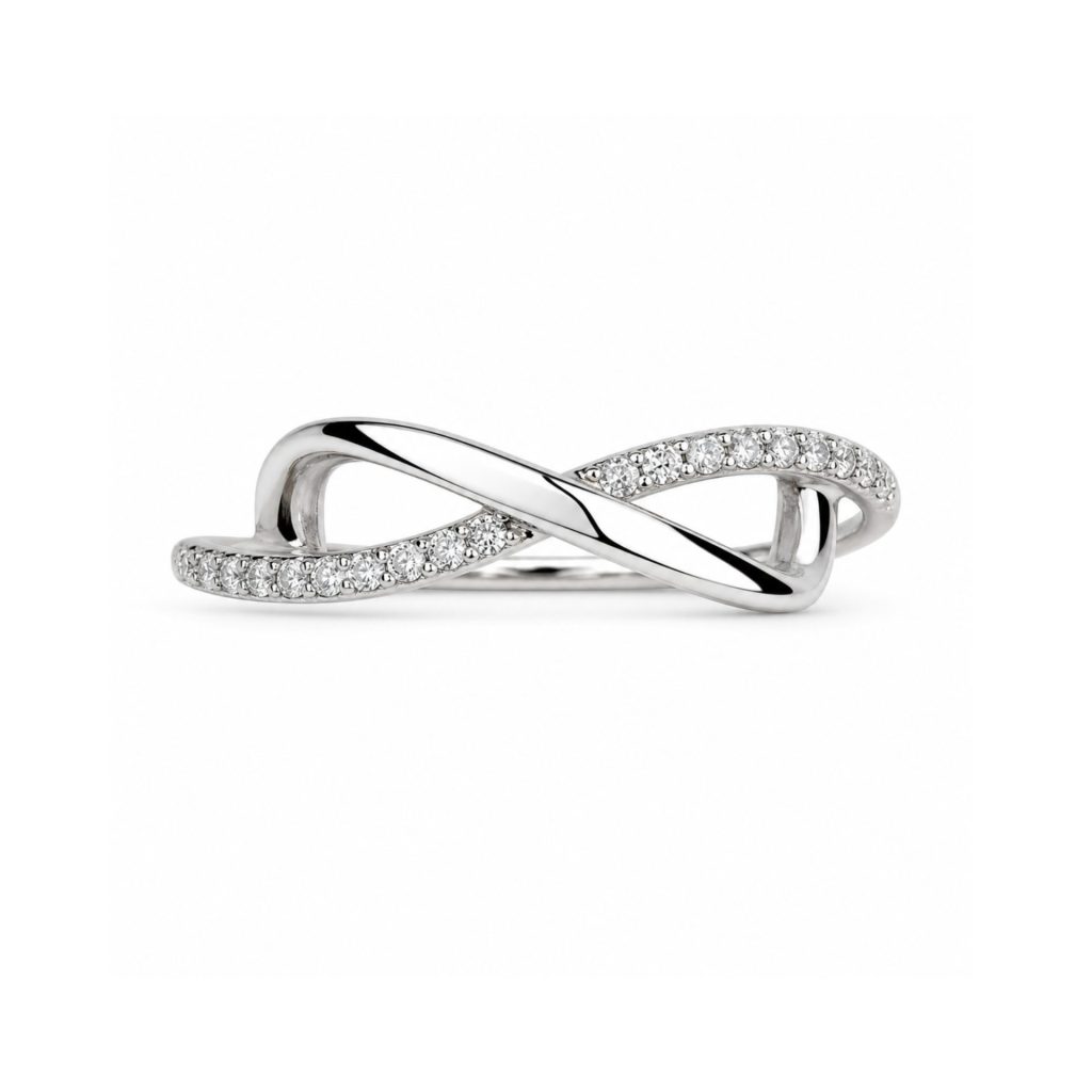 Inel Argint 925, Infinit Mare cu Zirconiu M 56