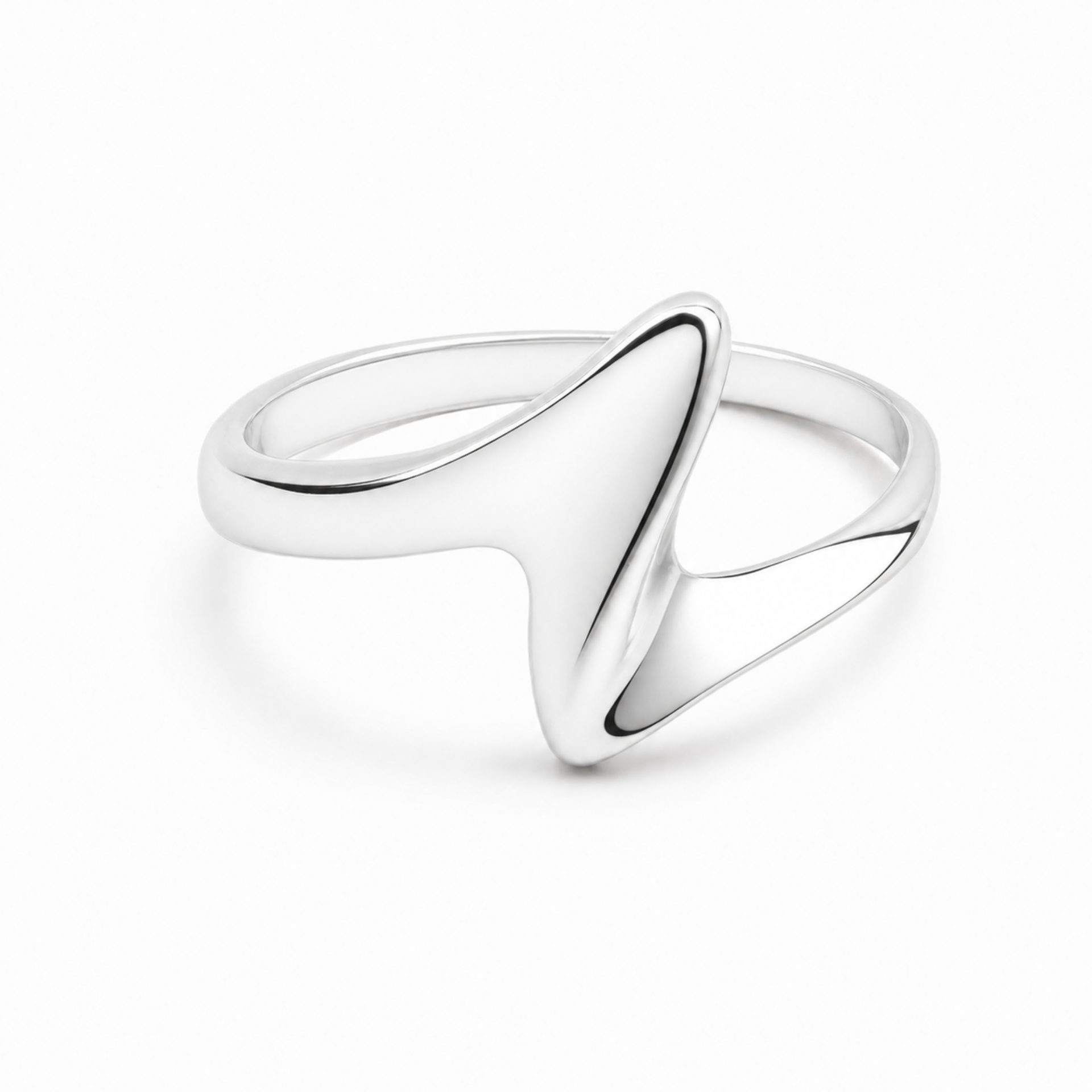 Inel din Argint 925, Jolie Silver, Model Rățușcă Stilizată, Finisaj Lucios, Mărimea 48, Argintiu