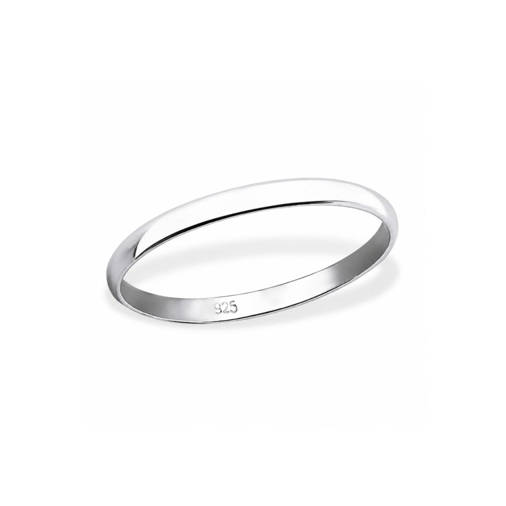 Inel din Argint 925, Jolie Silver, Tip Verigheta Simpla, Design Clasic, Finisaj Lucios, Marimea 56, Argintiu