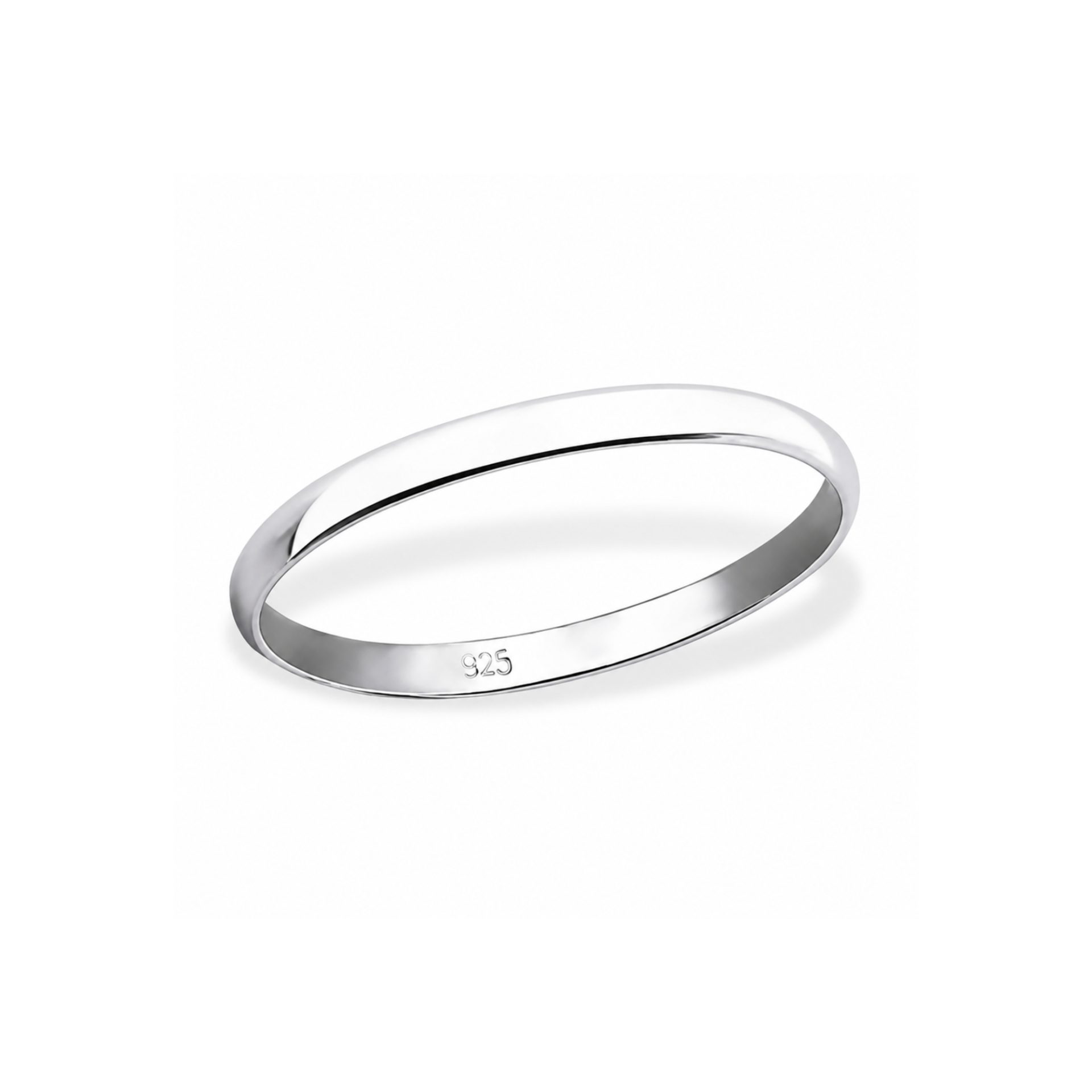 Inel din Argint 925, Jolie Silver, Tip Verigheta Simpla, Design Clasic, Finisaj Lucios, Marimea 56, Argintiu