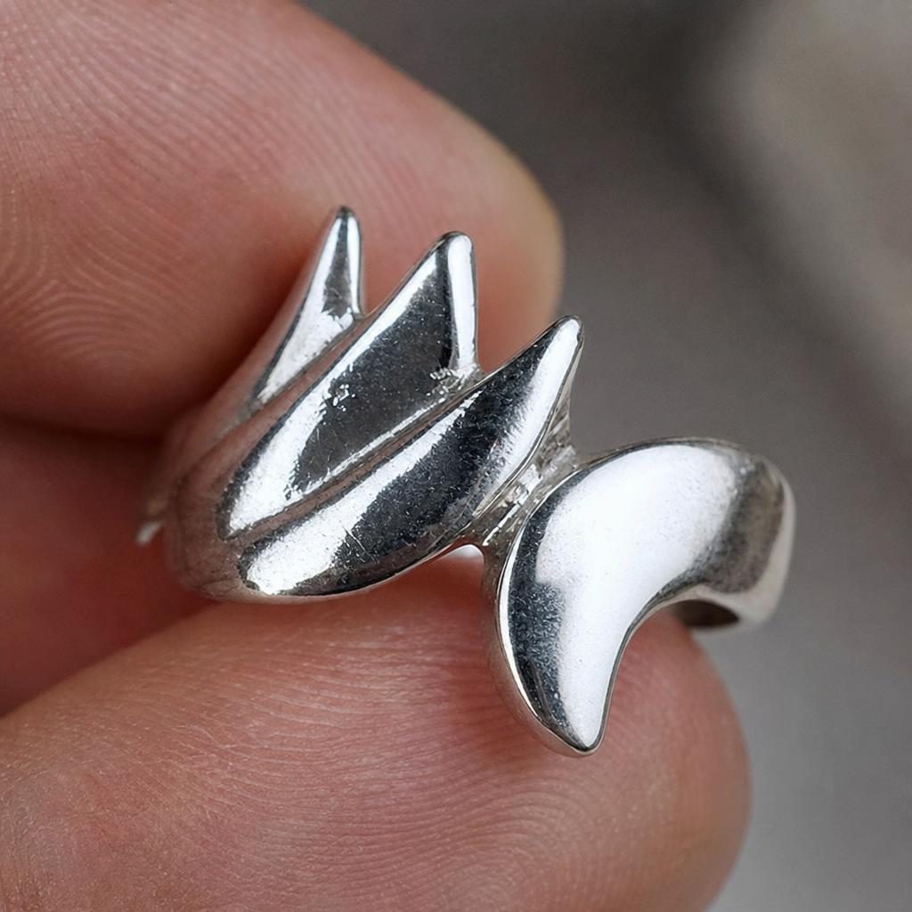 Inel din Argint 925, Jolie Silver, Model Gheara, Design Modern cu Forma Sculpturala, Finisaj Lucios, Argintiu - Image 3