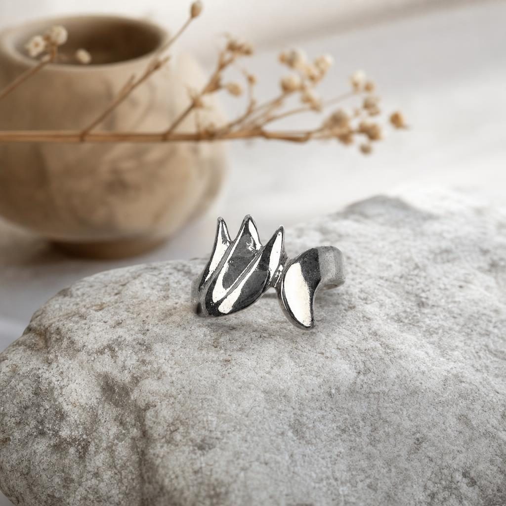 Inel din Argint 925, Jolie Silver, Model Gheara, Design Modern cu Forma Sculpturala, Finisaj Lucios, Argintiu - Image 4