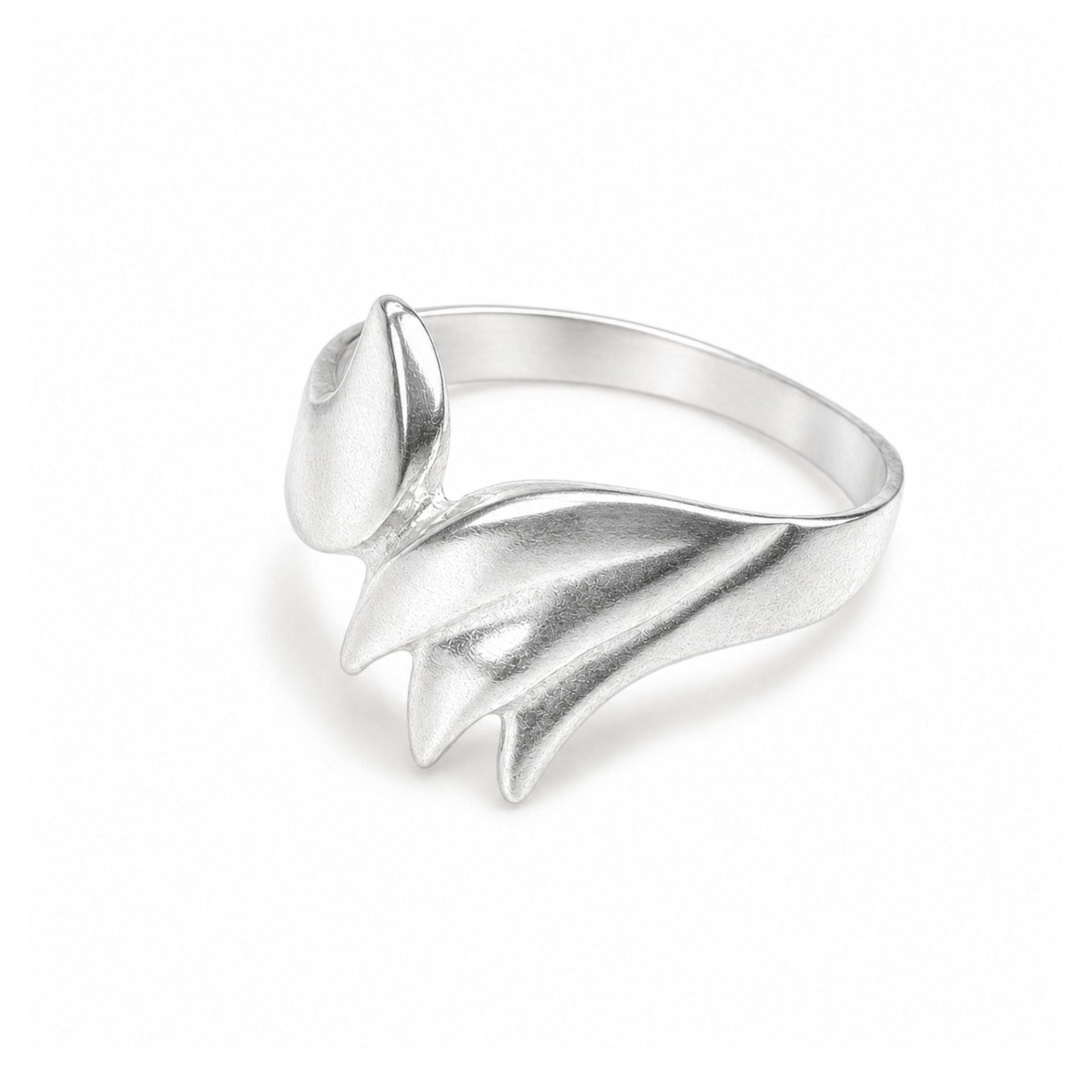 Inel din Argint 925, Jolie Silver, Model Gheara, Design Modern cu Forma Sculpturala, Finisaj Lucios, Argintiu - Image 5