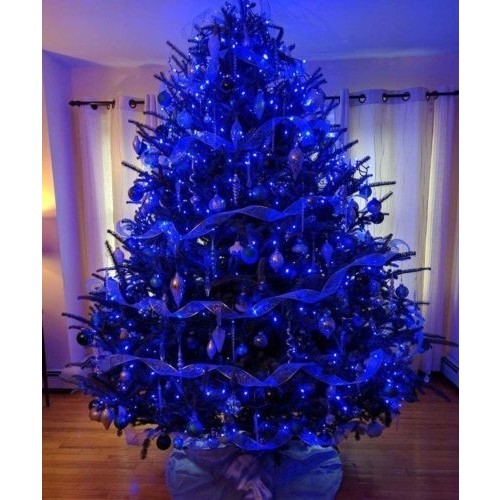 Instalatie Craciun, 105 m, 1050 Led-uri ,Liniara, Albastru, 8 jocuri de lumini, Transformator cu telecomanda, Interconectabila, Prelungitor 5 m inclus, Fir Transparent, Flippy - Image 3