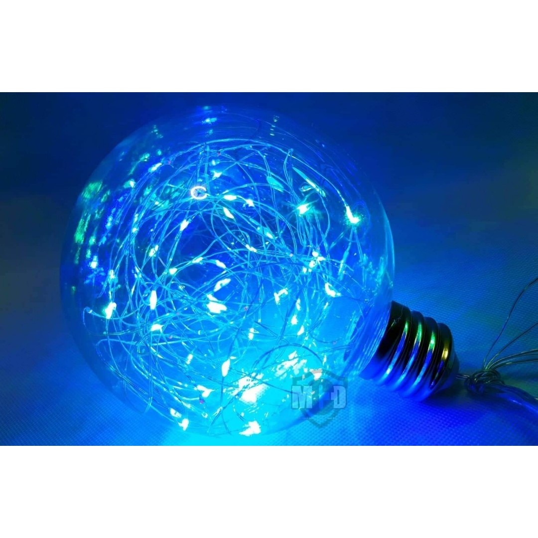 Instalatie Craciun, 15 m, 150 Led-uri, Liniara, Albastru, 8 jocuri de lumini, Transformator, Interconectabila, Prelungitor 3 m inclus, Fir Cupru, Flippy - Image 4