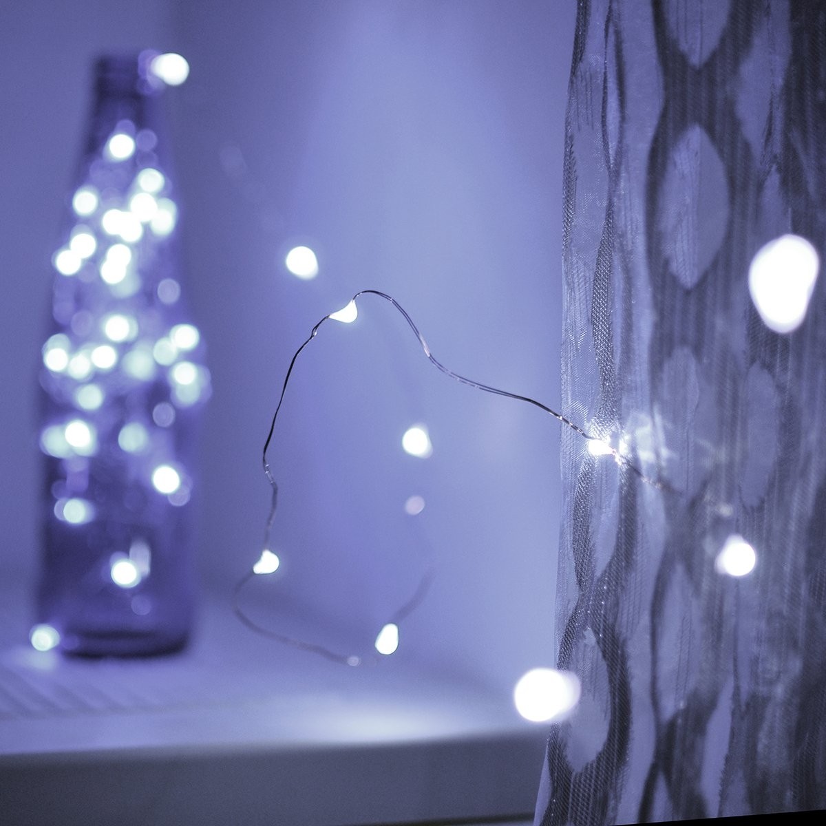 Instalatie Craciun Tip Turturi, IP44, 20 m, 572 Led-uri, Alb rece, 8 jocuri de lumini, Telecomanda, Interconectabila, Prelungitor 5 m inclus, Fir Cupru, Flippy, Interior/Exterior - Image 3