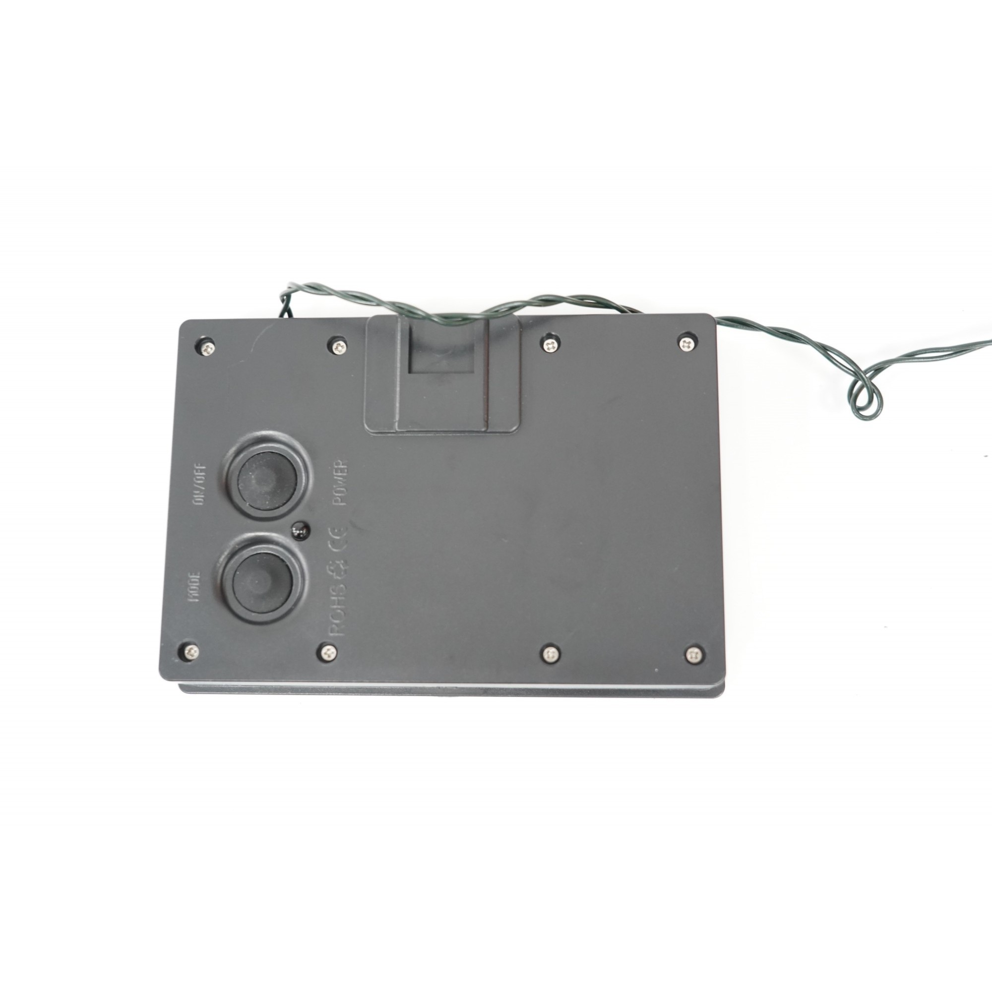 Instalatie Craciun, 8 metri, 50 de LED-uri, alb cald, telecomanda 8 functii, cu energie solara, fir negru, liniar, interior/exterior, Flippy - Image 8