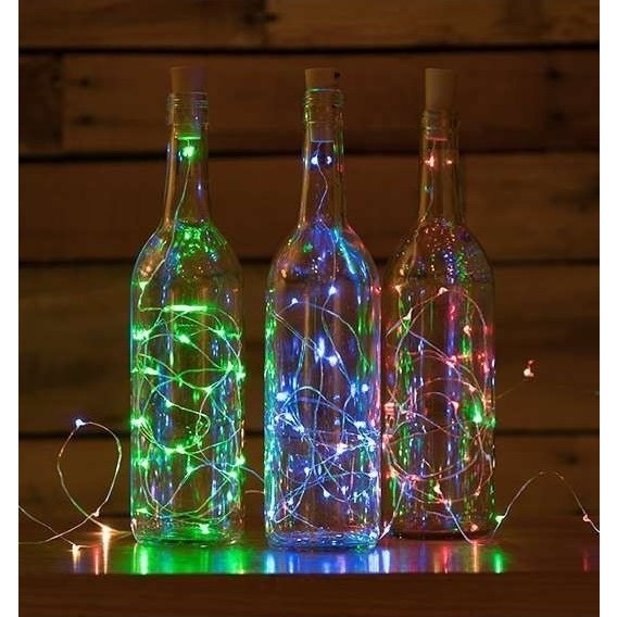 Instalatie de Craciun, Liniara, 3 m, Baterii, 30 LED-uri, 2 Jocuri de Lumini, Fir Cupru, Multicolor - Image 7