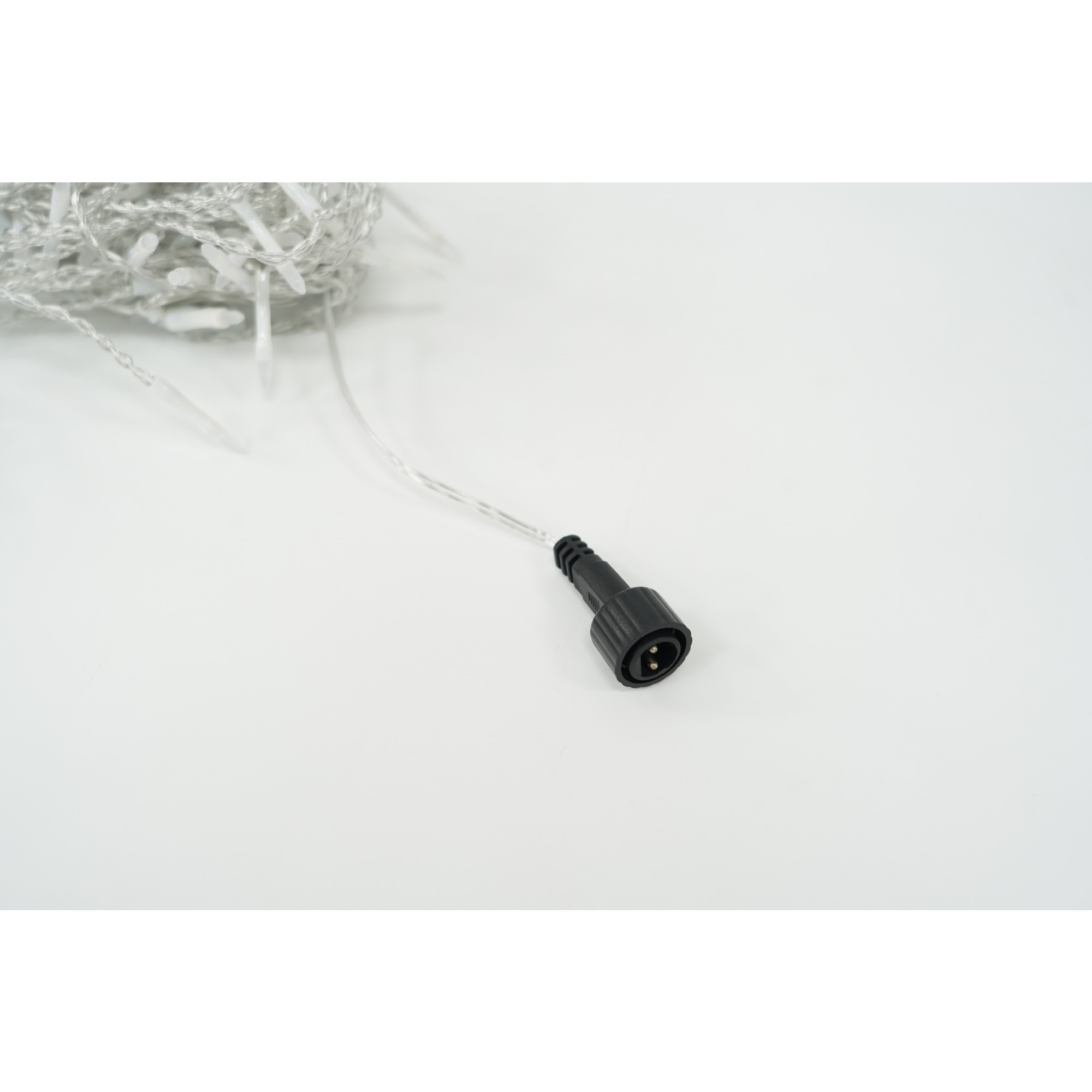 Instalatie de Craciun Flippy® Tip Turturi, 8 jocuri de lumini Sectiune 3 m, 96 LED-uri, Interconectabila, Fir Transparent, Alb Rece - Image 2