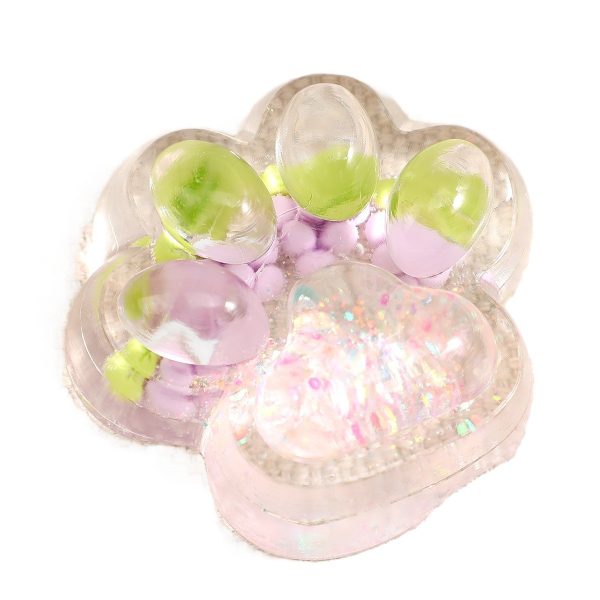 Jucarie Antistres Squishy, Flippy, cu Revenire Lenta, Labuta de Pisica Pufoasa, 7.5 cm, Ambalaj Transparent, Model 270524 Multicolor