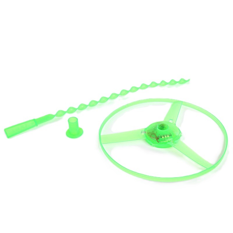 Jucarie Disc Zburator, Flippy, cu Lumini, Manual, din ABS, +14 Ani, Verde