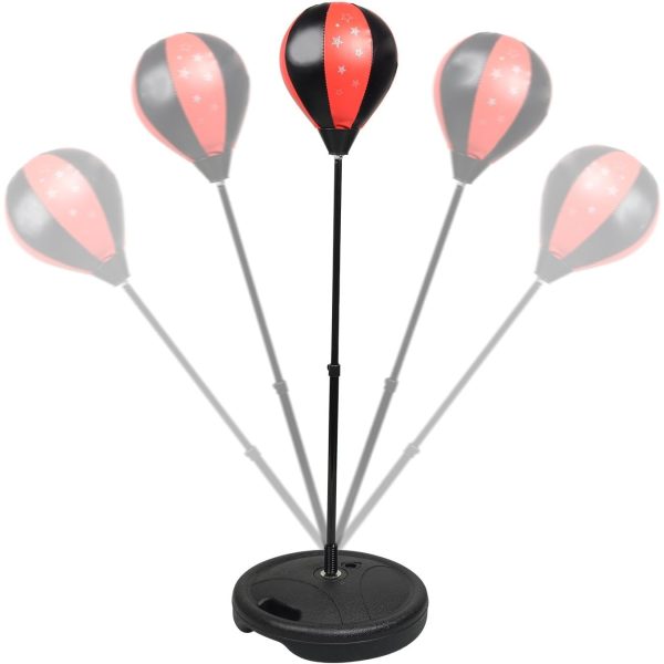 Jucarie Interactiva, Flippy, Model Sfera de Box cu Suport, Inaltime Reglabila, +3 Ani, 120 x 20 x 23.5 cm, Rosu/ Negru