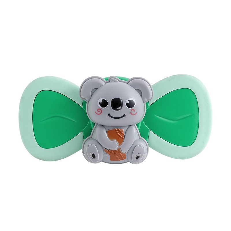 Jucarie Spinner pentru copii cu 2 laturi, Spinimals Premium Koala, Verde - Image 5