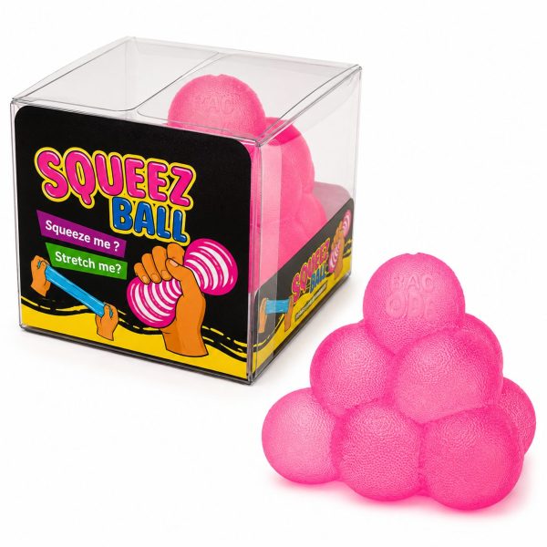 Jucarie Squishy Dumpling in Forma de Piramida, Flippy, Model Frosted, Antistres Senzoriala Comprimabila cu Revenire Lenta, 6.5 cm, 100 g, Roz
