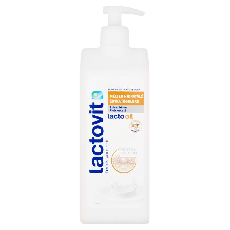 Lactovit Lapte Corp Pompa 400 ml Piele Uscata