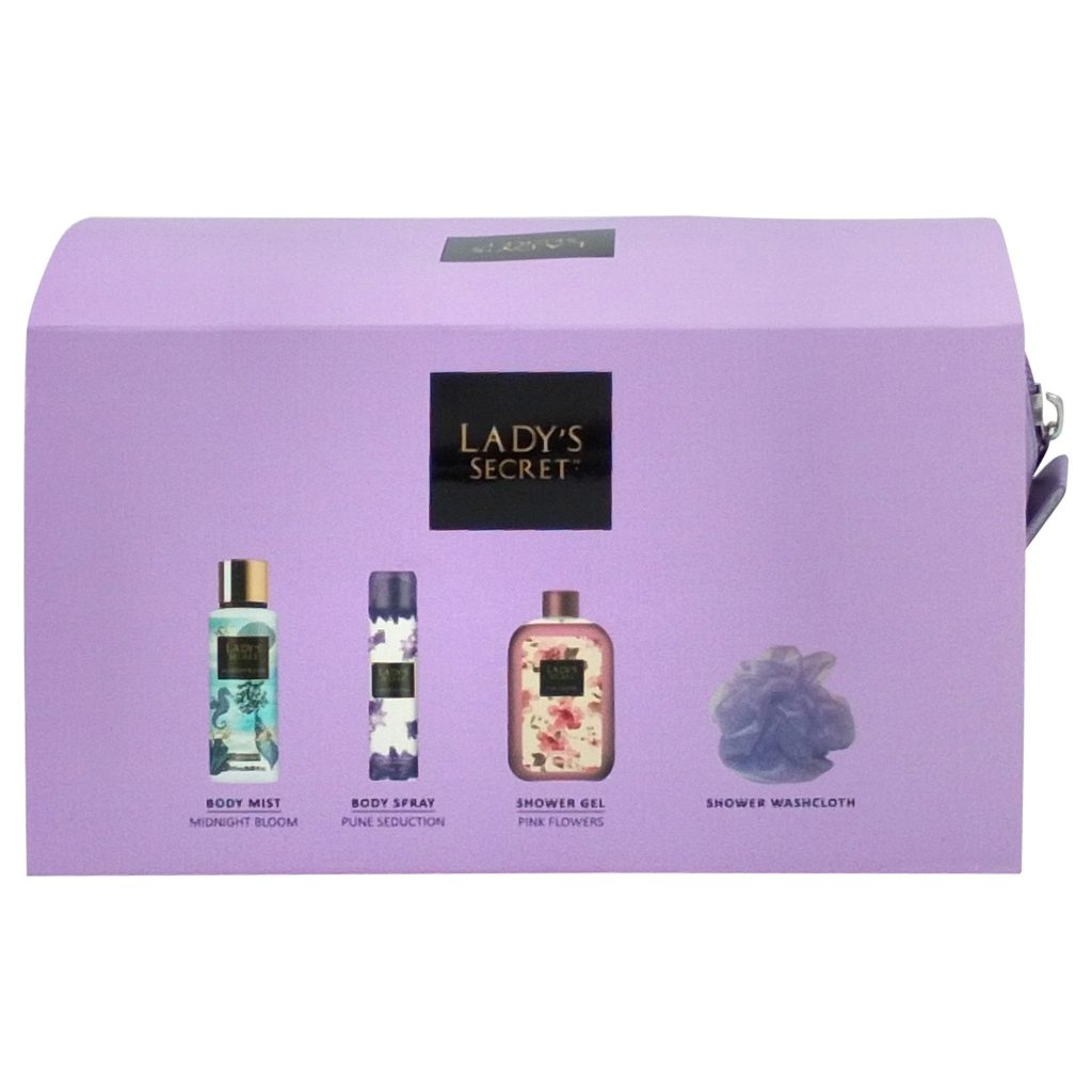 Lady's Secret Borseta Cadou, Gel de Dus 250, Bodymist250, Bs75 Midnight Bloom