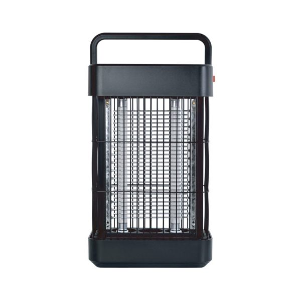 Lampa Anti-Tantari, Flippy, Model Practic pentru Utilizare Zilnica, Alimentare Electrica si Design Portabil, Protectie Impotriva Insectelor, Utilizare Practica si Confort Sporit, Ideal pentru Casa, Terasa, Curte, 38.5 x 20.5 cm, Negru
