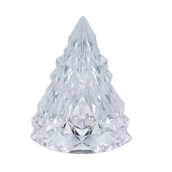 Lampa de Veghe, Flippy, Model IceBerg, cu Baterii, Lumina Rece, Transparent, 6.5x8 cm