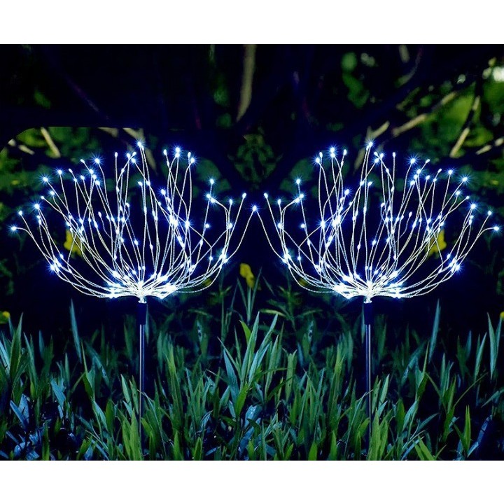 Lampa solara sub forma de artificii, 90 LED-uri, alb rece, Flippy - Image 2
