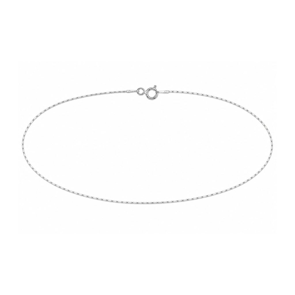 Lantisor Argint 925 Sarpe Shinny 40 cm, 1.7 g