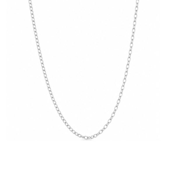 Lantisor Argint 925 Zale Patrate 55 cm, 2.4 g
