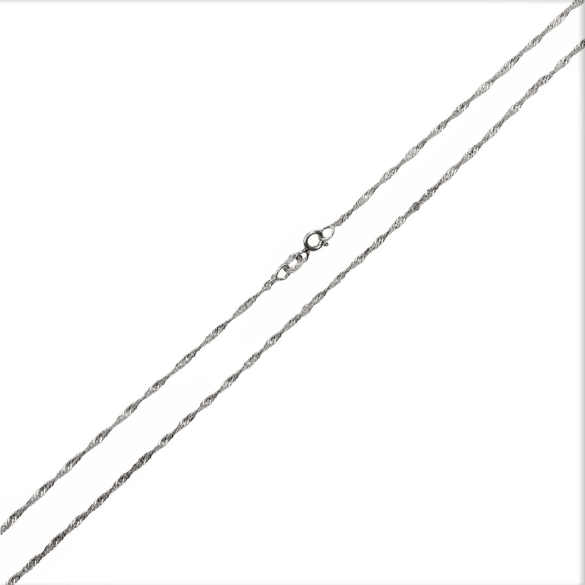 Lantisor din Argint 925 model Rasucit 38.7 cm,1.8 g - Image 4
