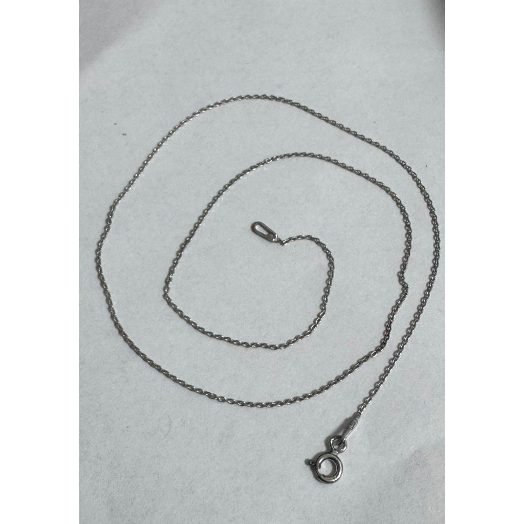 Lantisor din Argint 925 Rodiat, 1.06g, 41 cm, Jolie Silver