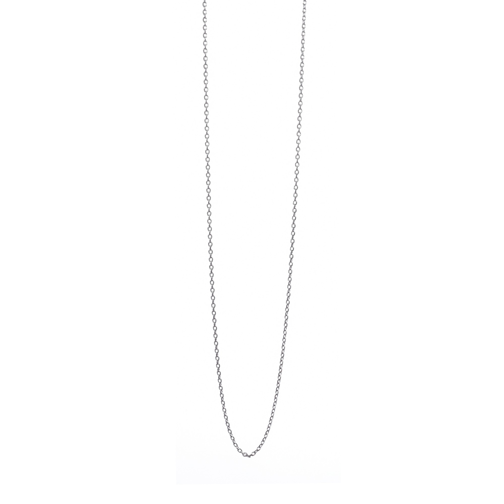 Lantisor din Argint 925 rodiat, model la baza gatului, 37.3 cm, 0.9 g - Image 5