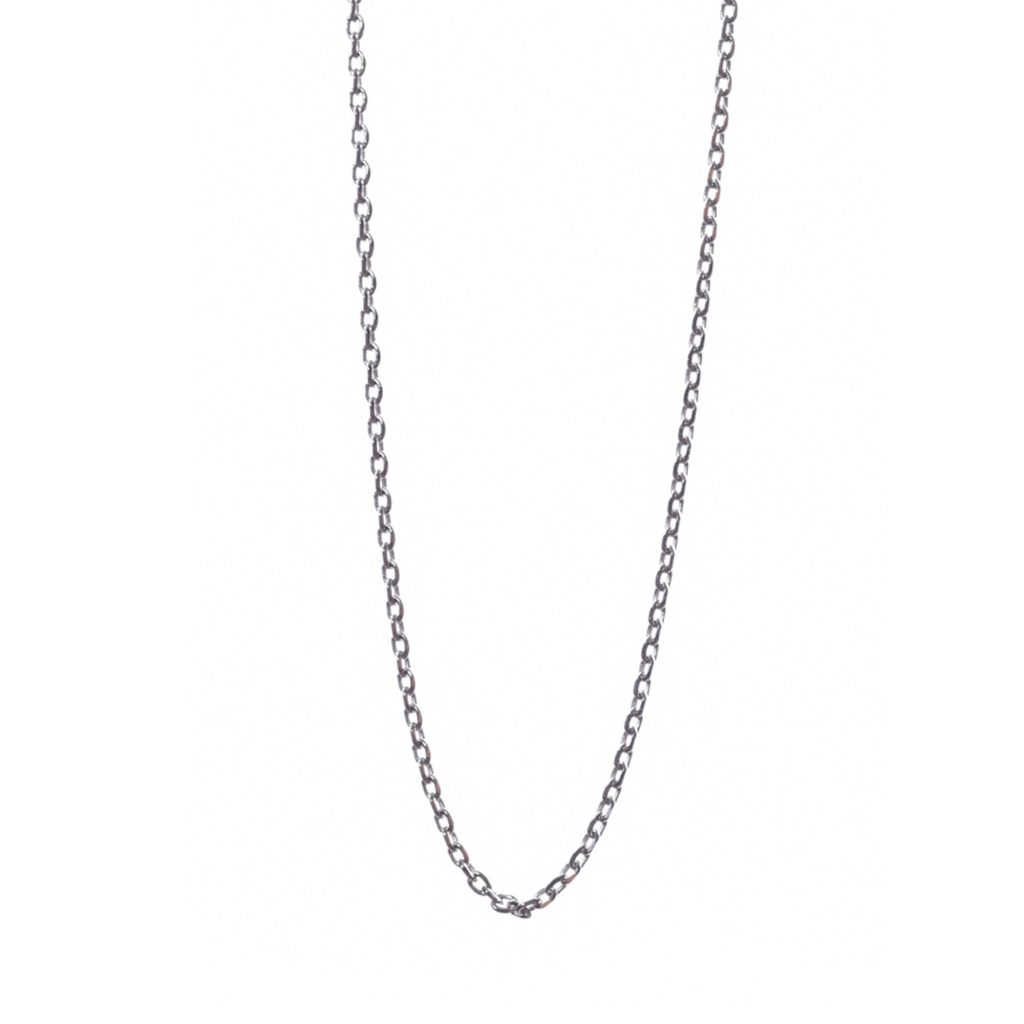 Lantisor din Argint 925 rodiat, model la baza gatului, 37.3 cm, 0.9 g