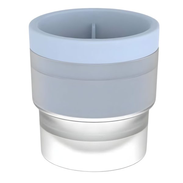 Forma pentru Gheata, Flippy, Sfera XL 6 cm, Silicon Alimentar Premium, Reutilizabila, Topire Lenta pentru Whiskey si Cocktail, Design Stackable, Albastru