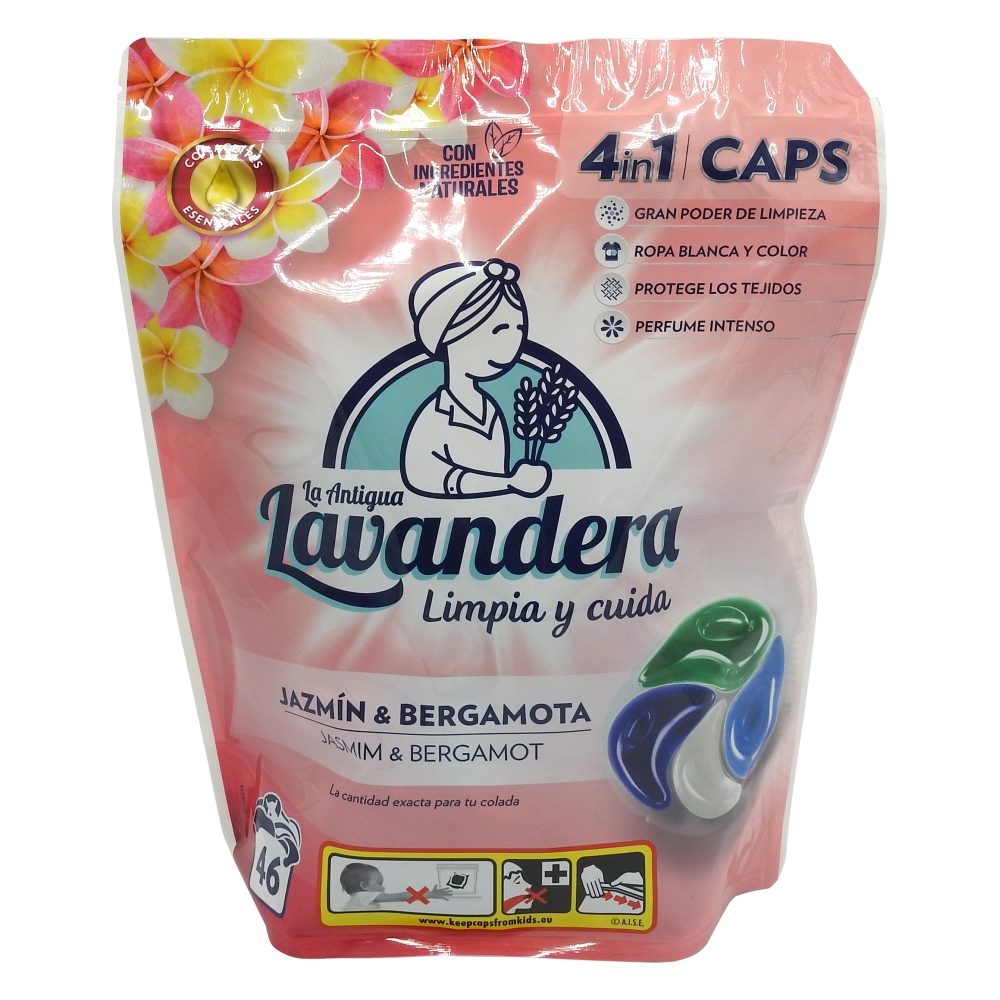 Lavandera Detergent Capsule 46 buc Jasmine Bergamot