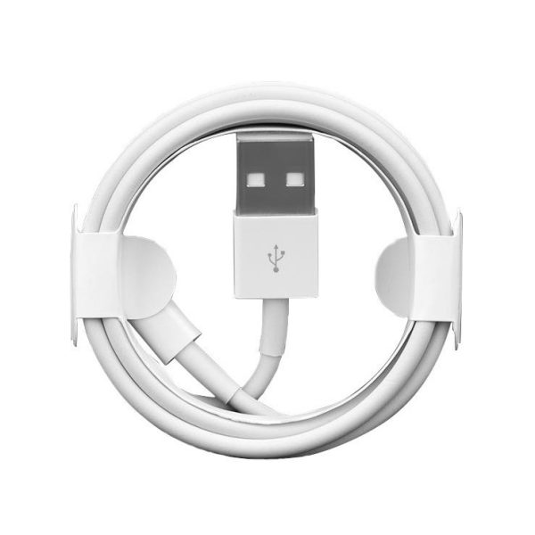 Cablu de Date pentru Telefon, Flippy, port USB-A Compatibil cu iPhone cu porturi de tip Lightning, pentru Incarcare Rapida, Lungime 1.5M, Alb